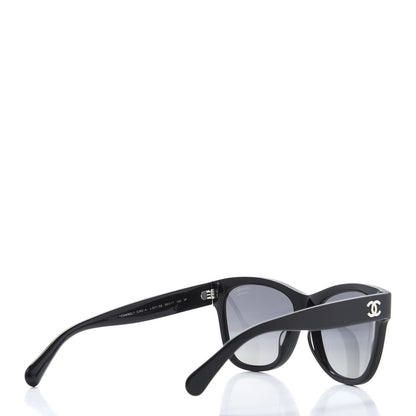 Chanel Polarized Square CC Sunglasses 5380 Black 4 of 8