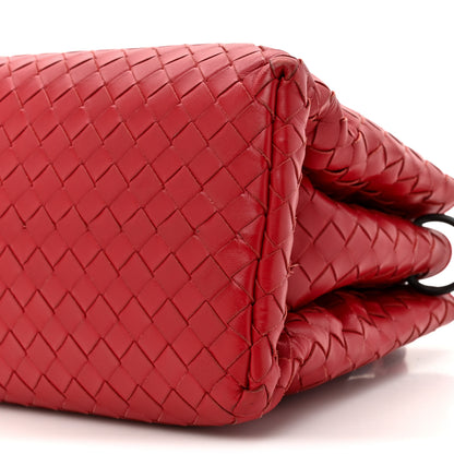 Bottega Veneta Nappa Intrecciato Small Roma Tote Red 8 of 17