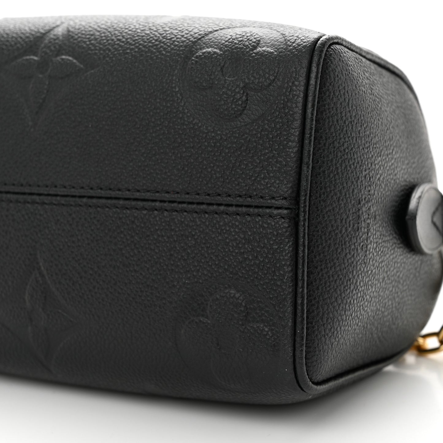 LOUIS VUITTON Empreinte Monogram Giant Speedy Bandouliere 20 Black