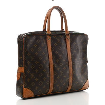 Louis Vuitton Monogram Porte-Documents Voyage Briefcase 3 of 9