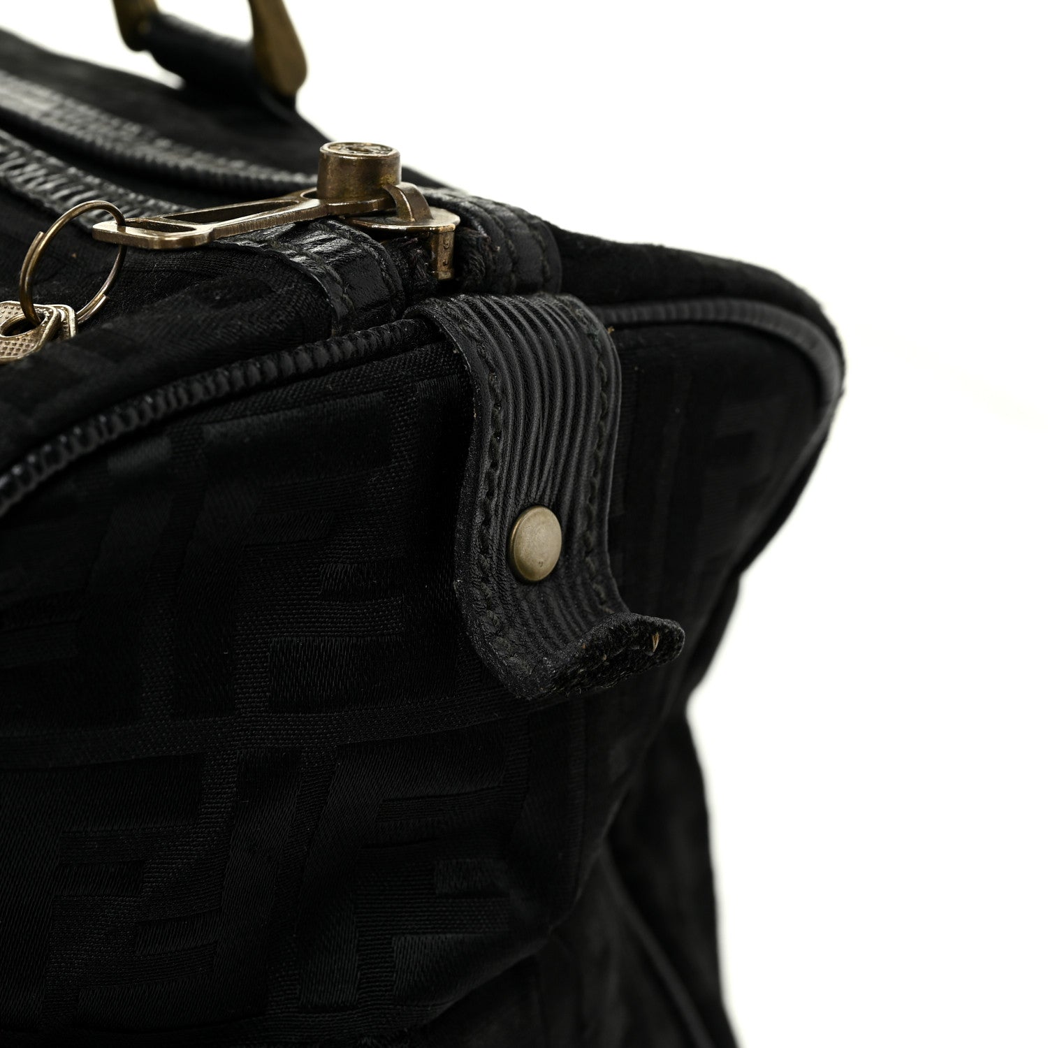 Fendi Canvas Zucca Bowler Black 16 of 37