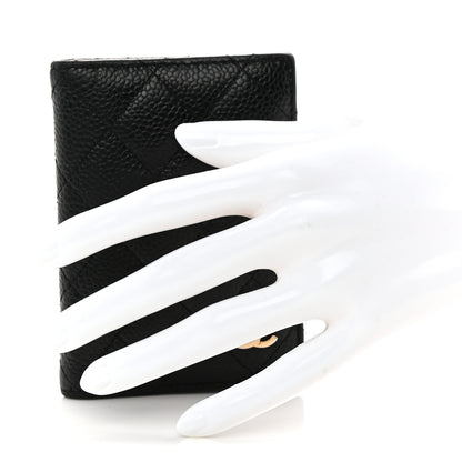 Chanel Caviar Quilted Card Holder Wallet Black 4 of 11