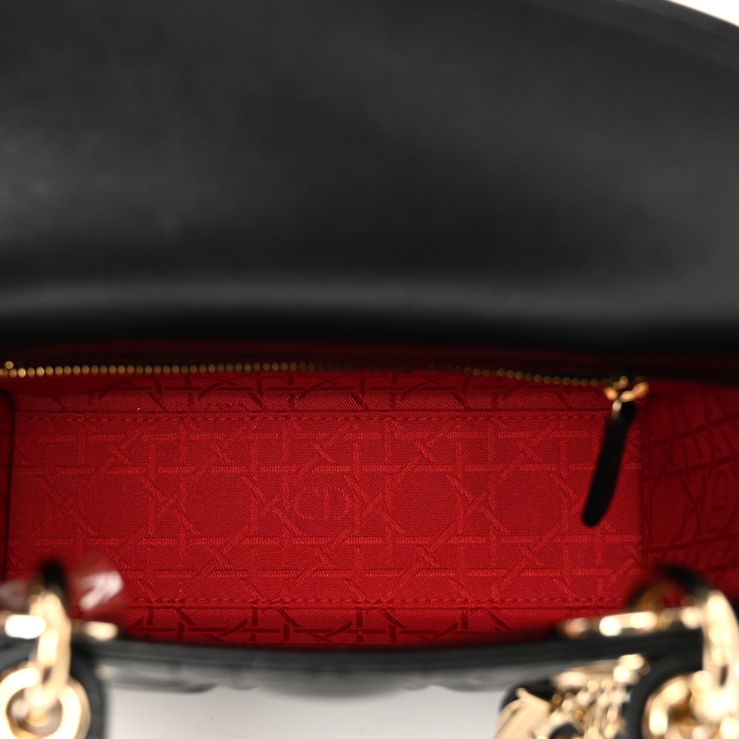 Christian Dior Lambskin Cannage Small My ABCDior Lady Dior Black 8 of 10
