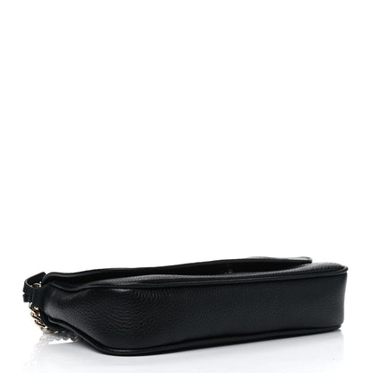 Gucci Pebbled Calfskin Medium Soho Flap Crossbody Black 3 of 5
