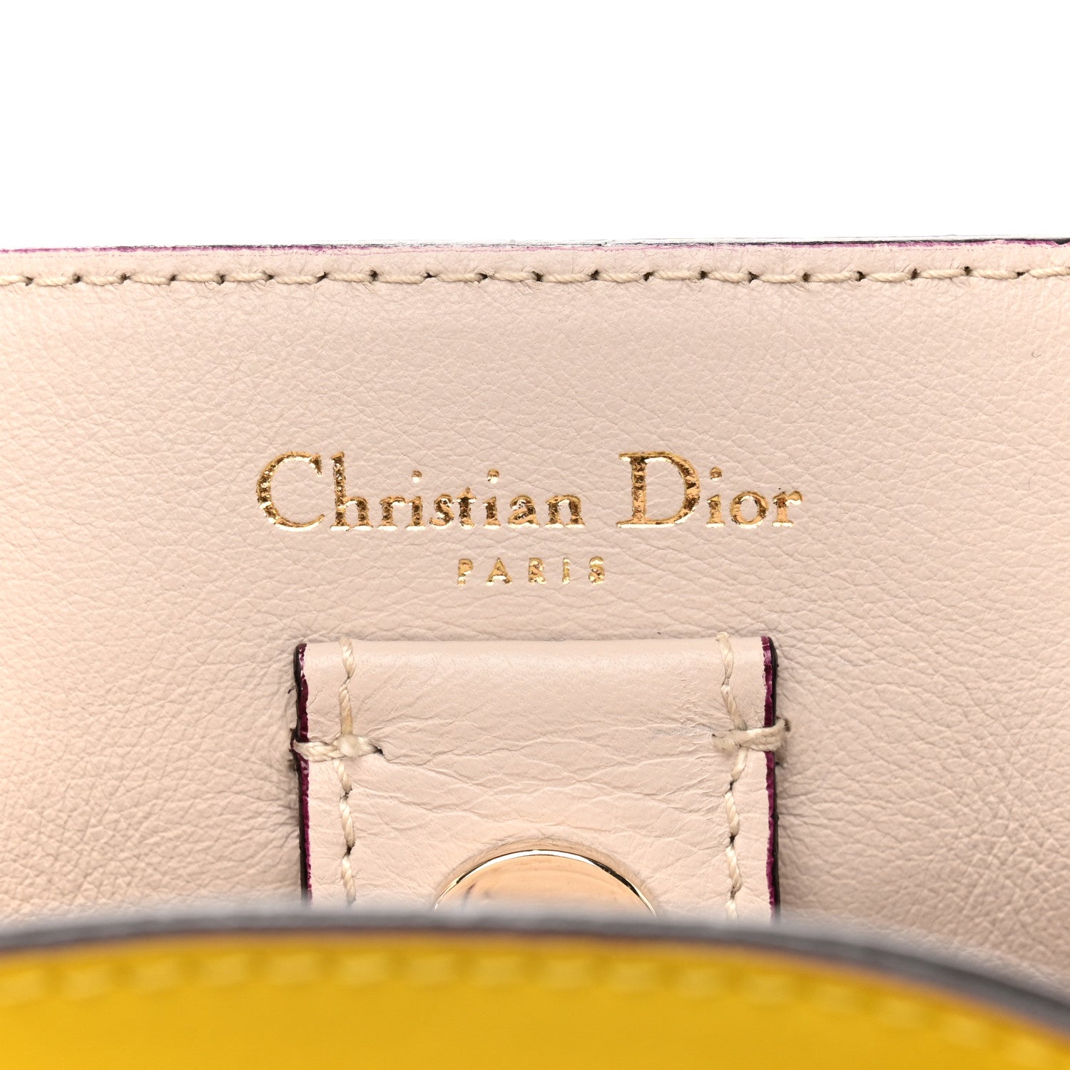 Christian Dior Smooth Calfskin Mini Diorissimo Tote Vert Acide 6 of 16