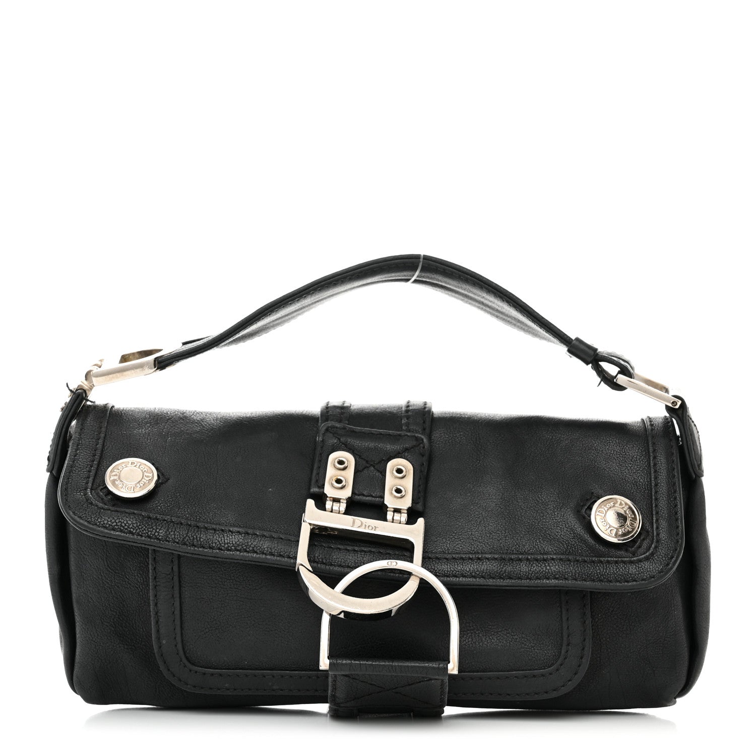 Christian Dior Calfskin Flight East West Bag Black 1 of 12