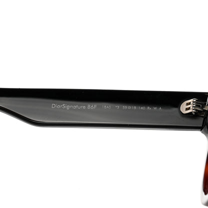 Christian Dior Diorsignature B6F Square Sunglasses Black Tortoiseshell 5 of 8
