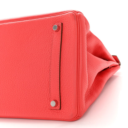 Hermes Taurillon Clemence BIRKIN 35 Rose Jaipur 10 of 14