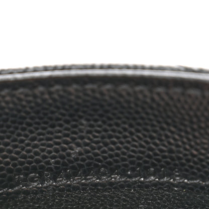 Saint Laurent Grain De Poudre Matelasse Chevron Small Monogram Envelope Wallet Black 7 of 9