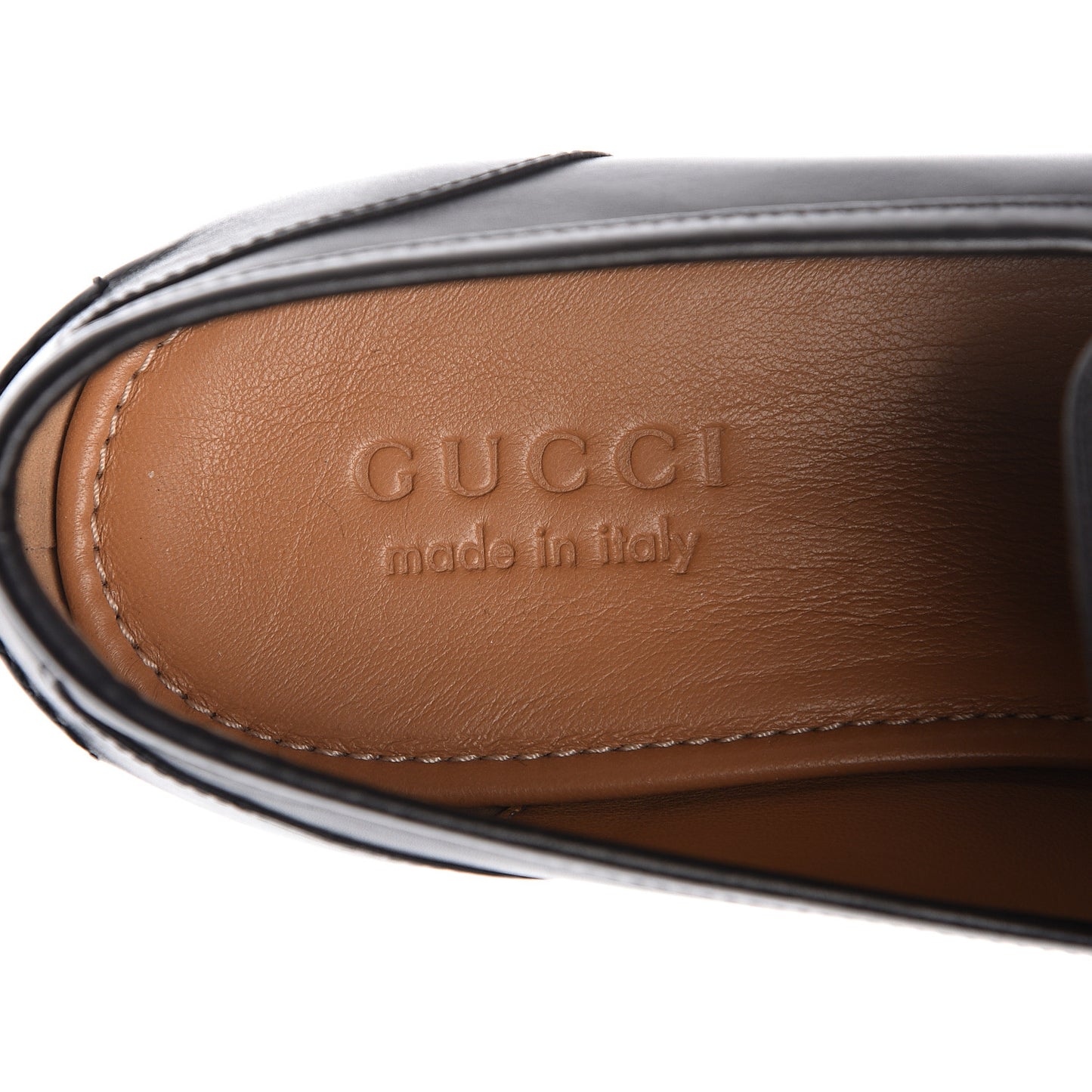 Calfskin Horsebit Mens Jordaan Loafers 9 Black