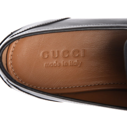 Gucci Calfskin Horsebit Mens Jordaan Loafers 9 Black 5 of 7