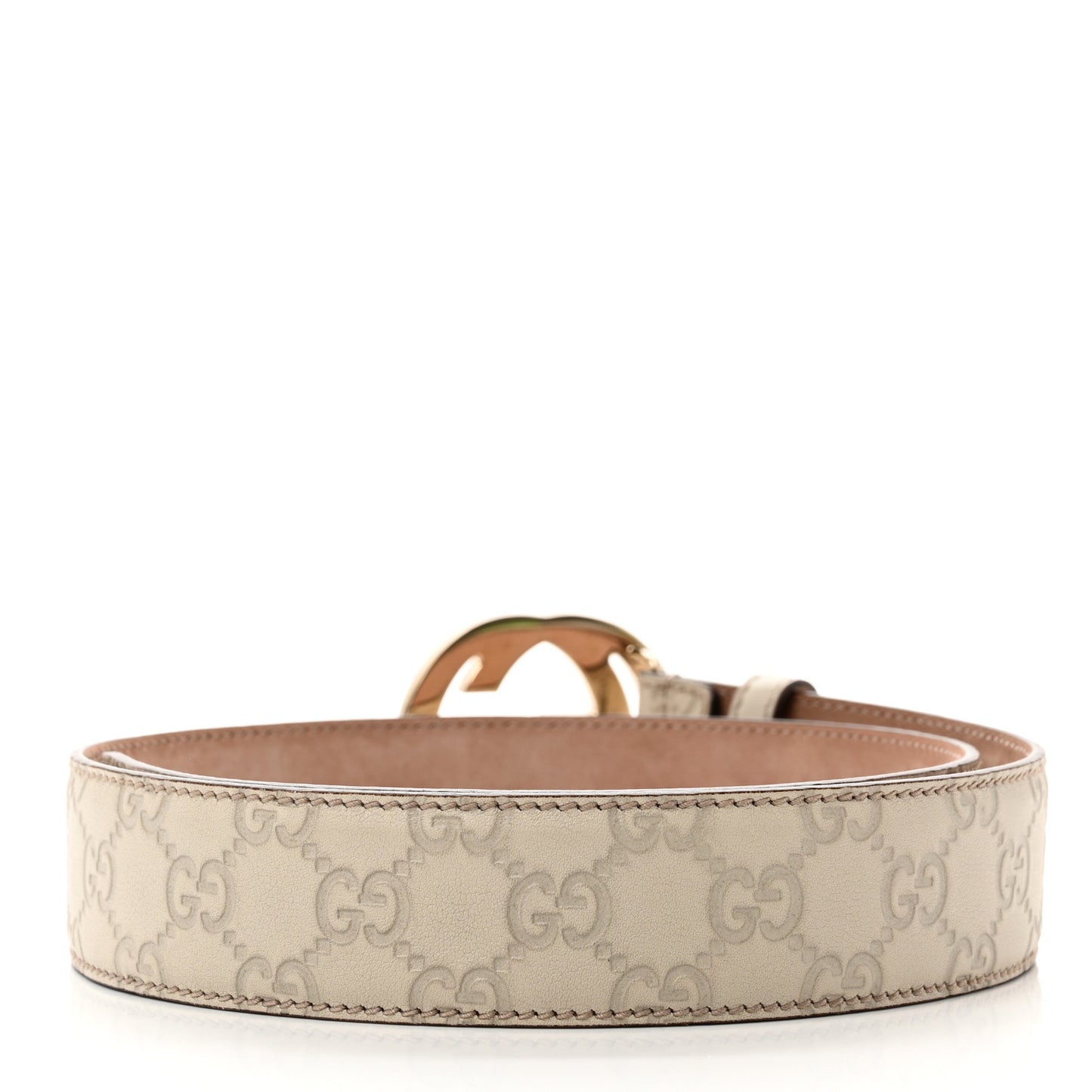 Guccissima Interlocking G 40mm Belt 85 34 Off White