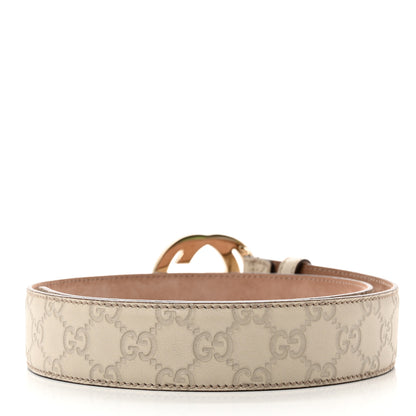 Gucci Guccissima Interlocking G 40mm Belt 85 34 Off White 2 of 5