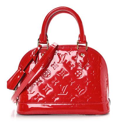 Louis Vuitton Vernis Alma BB Cherry 1 of 8