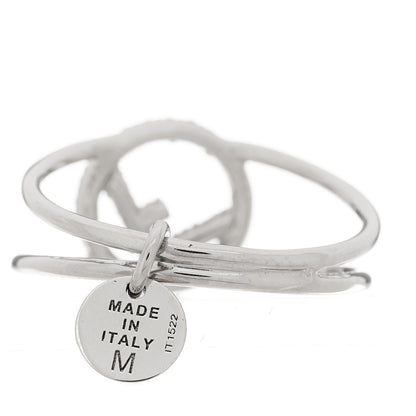 Fendi Metal Crystal F is Fendi Ring M Silver 5 of 6