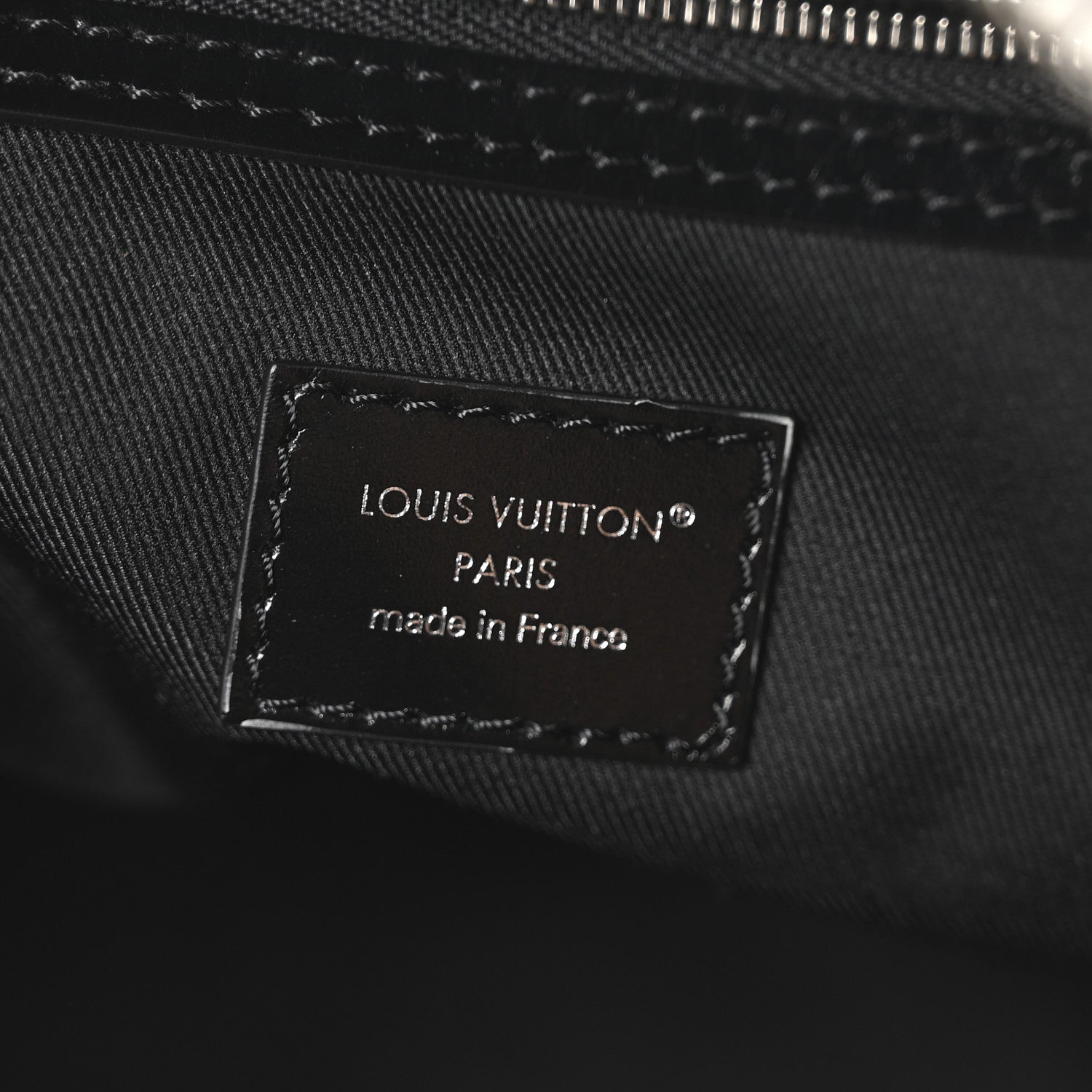 Louis Vuitton LV Night Calfskin Vagabond Hobo Black 6 of 9
