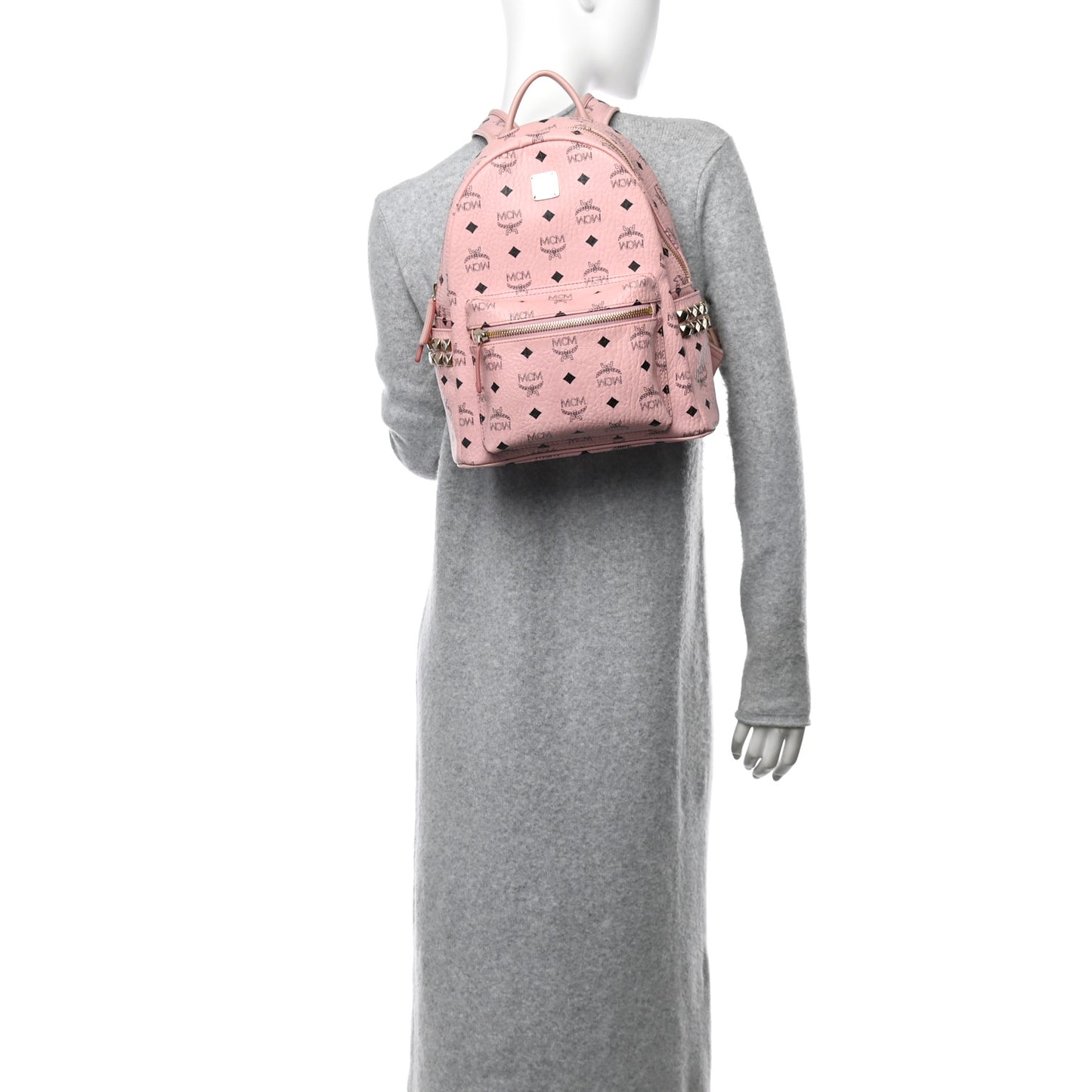 Visetos Small Side Stud Stark Backpack Soft Pink