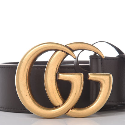 Gucci Calfskin Double G 40mm Belt 85 34 Dark Cocoa 4 of 7