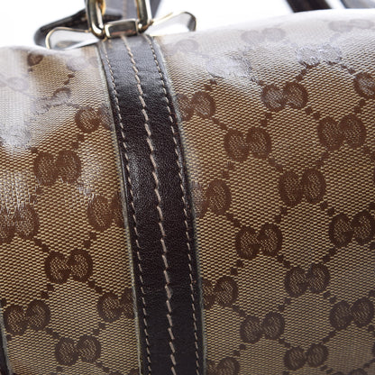 Gucci Crystal Monogram Duchessa Small Boston Bag Brown 22 of 22
