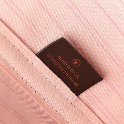 Louis Vuitton Damier Ebene Neo Neverfull MM Rose Ballerine 10 of 17