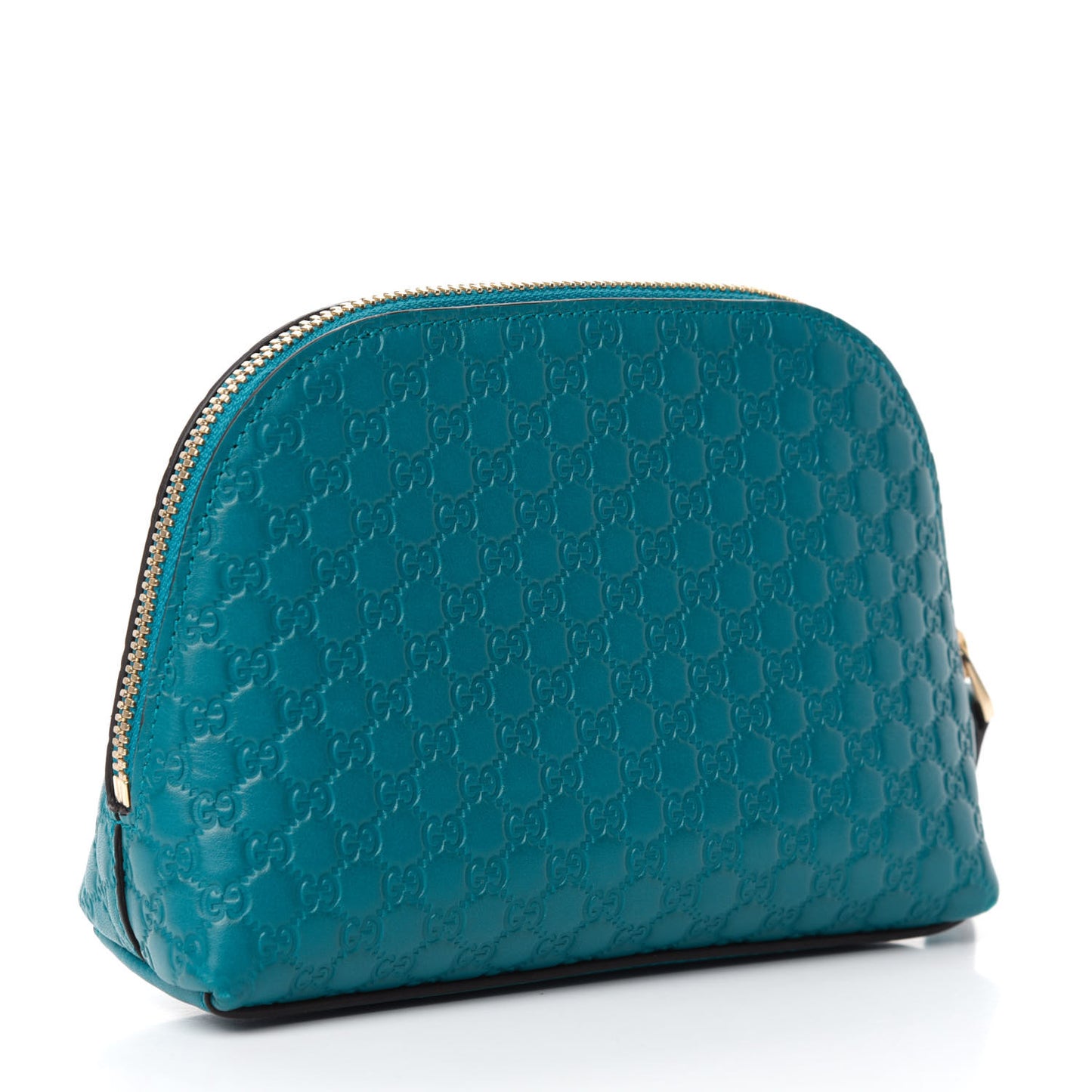 Microguccissima GG Cosmetic Case Deep Cobalt