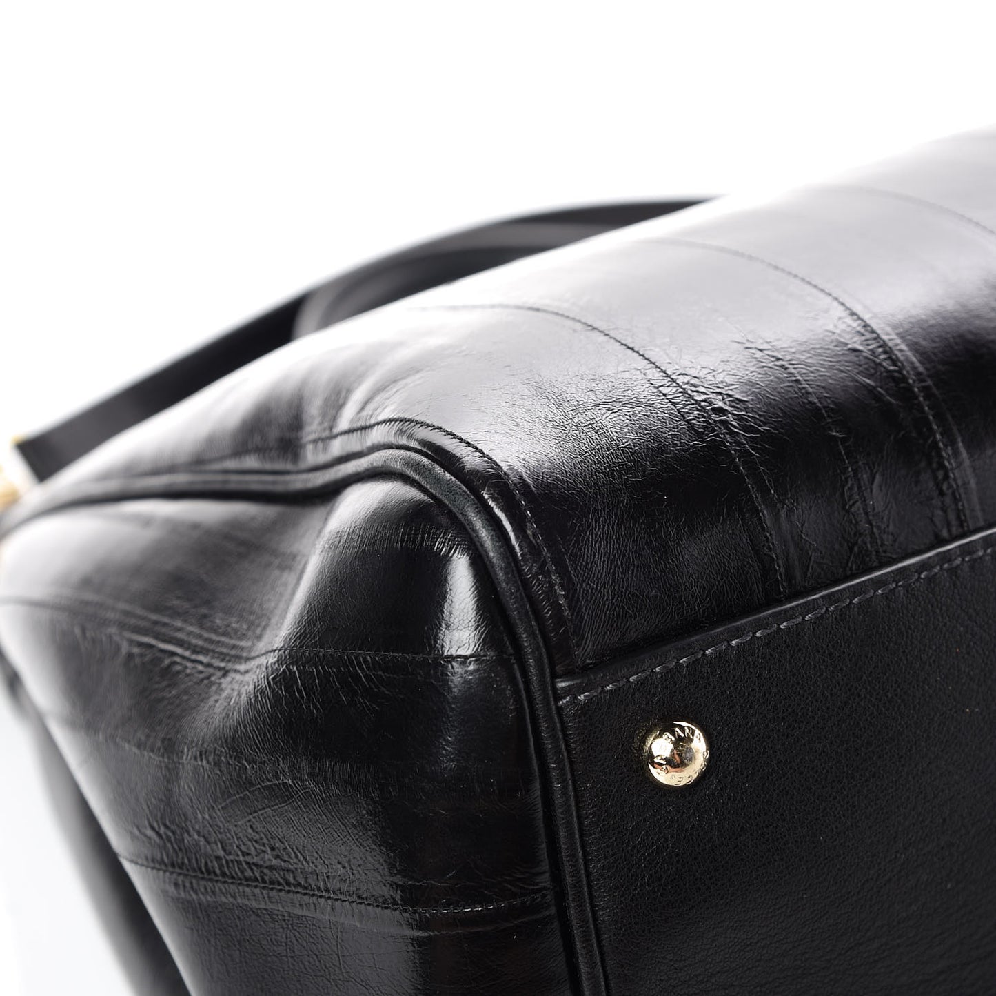 Eel Large Miss Sicily Satchel Black