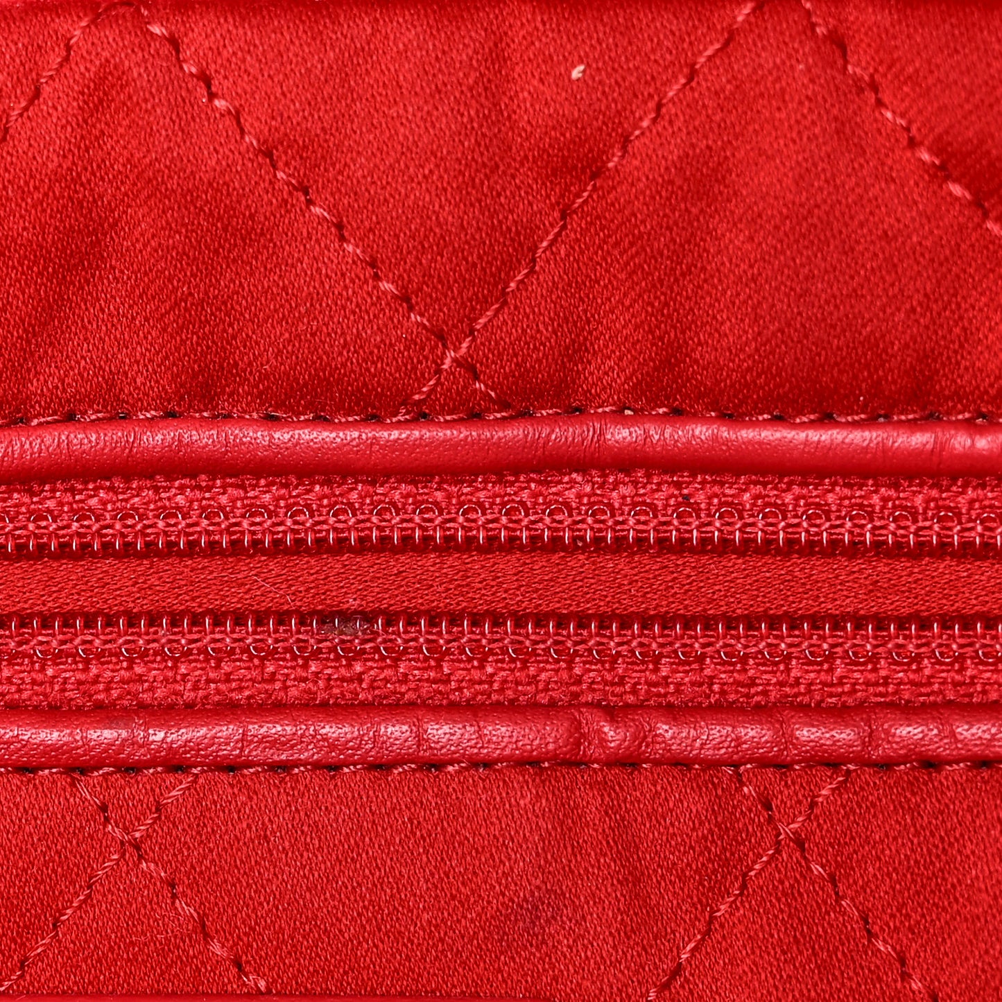 Shiny Calfskin Quilted Small Chanel 22 Red