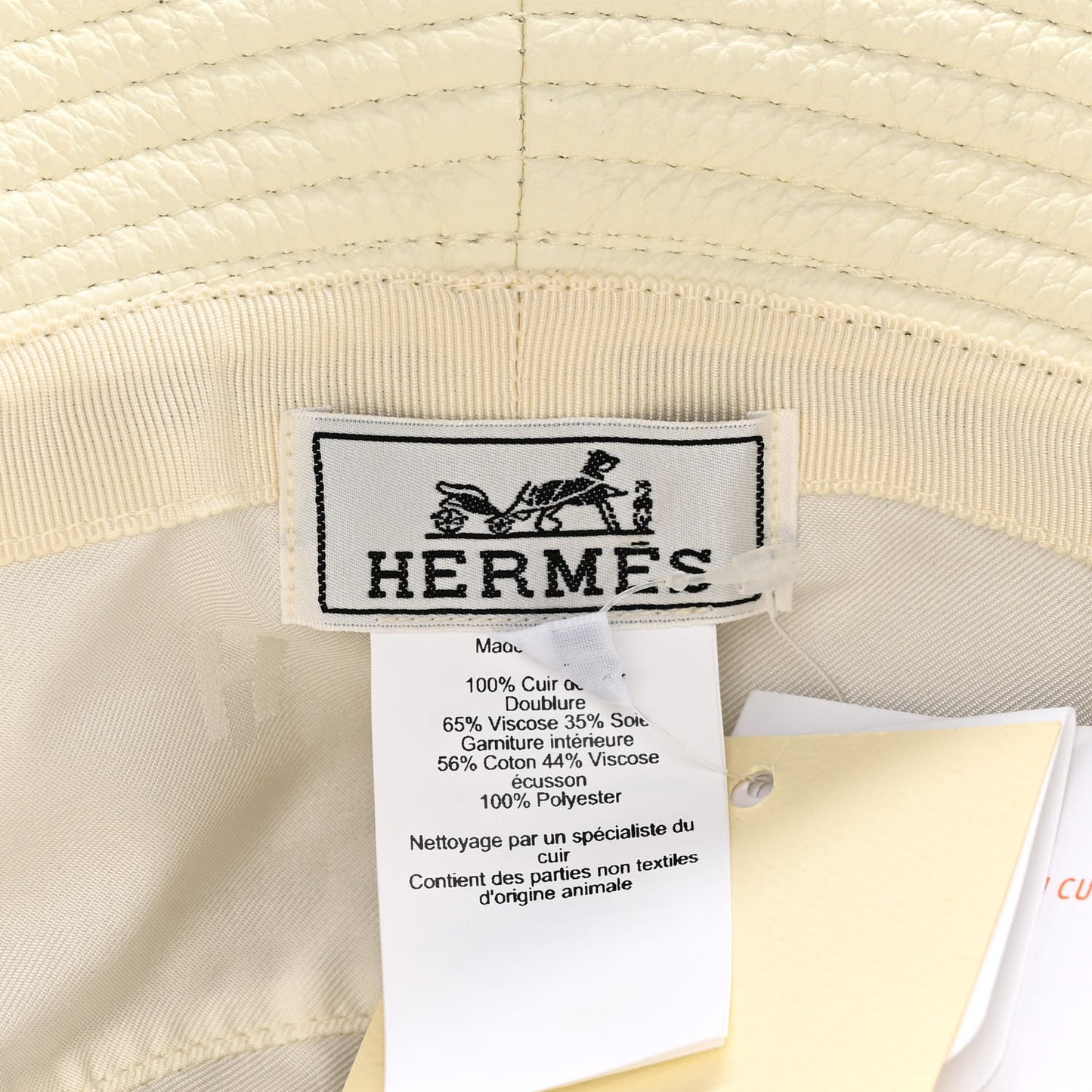 Cerf Lourd Calvi Bucket Hat 57 White Casse