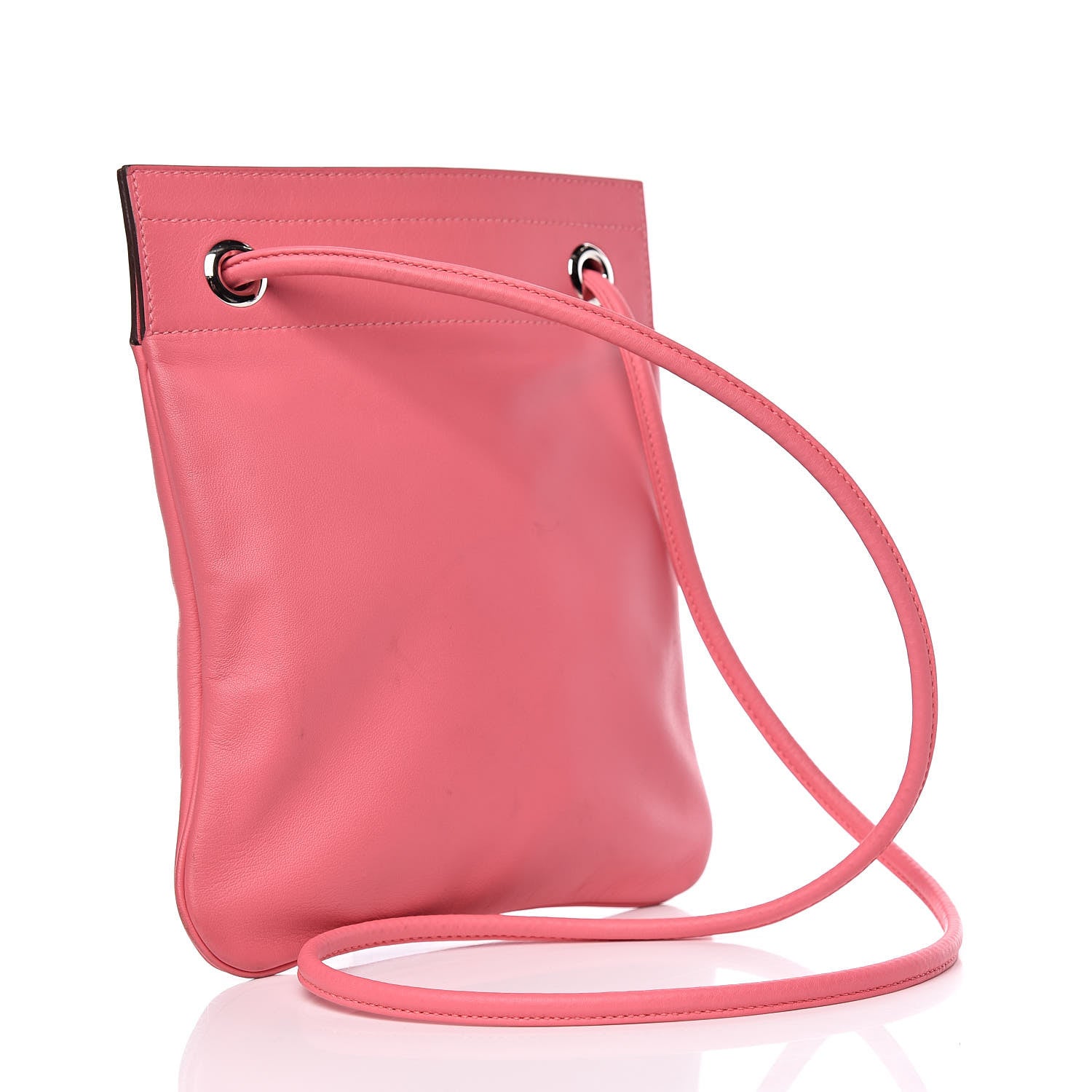 Hermes Milo Lambskin Swift Mini Aline Rose Azalee 3 of 13