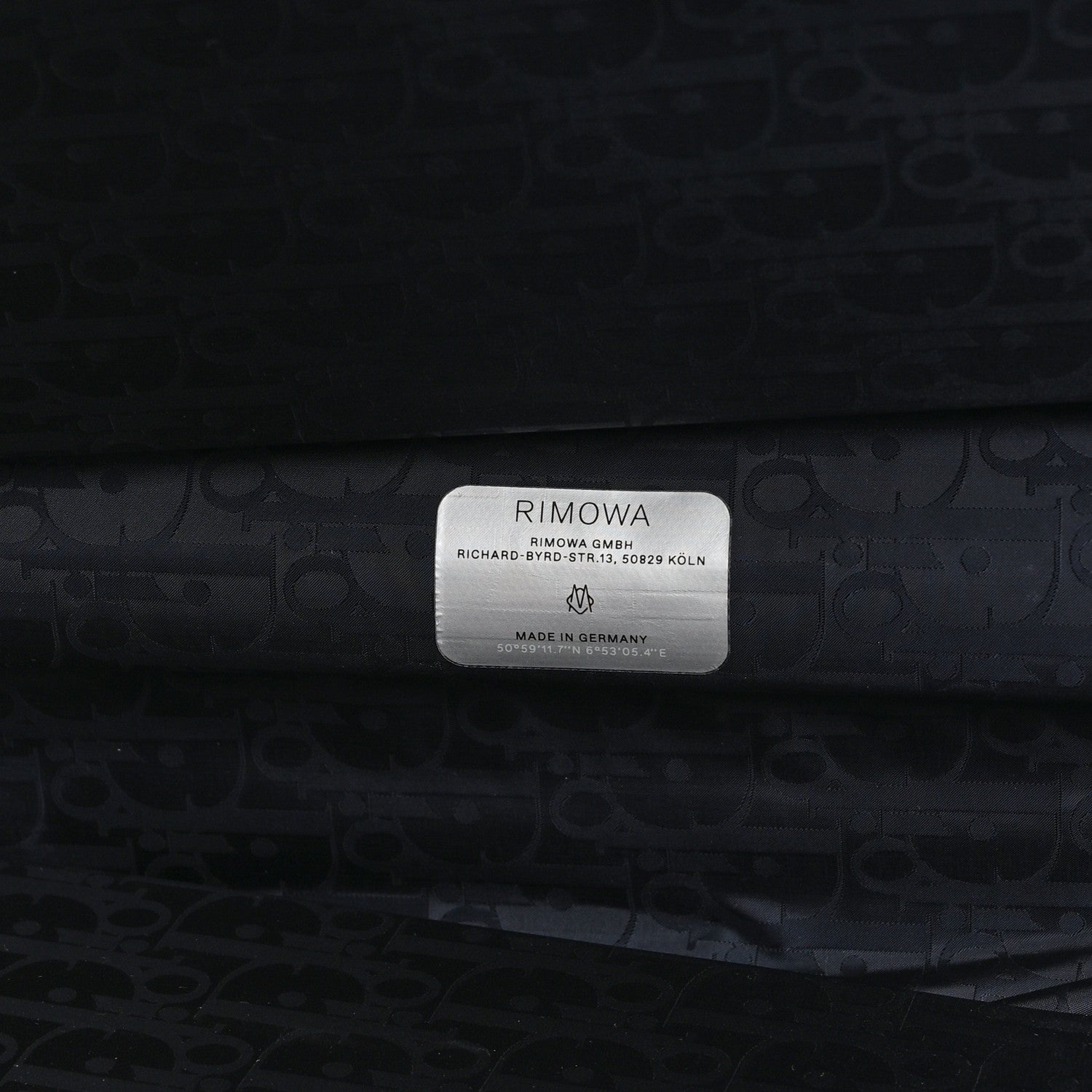 Christian Dior X RIMOWA Aluminum Gradient Cabin Luggage Black 5 of 10