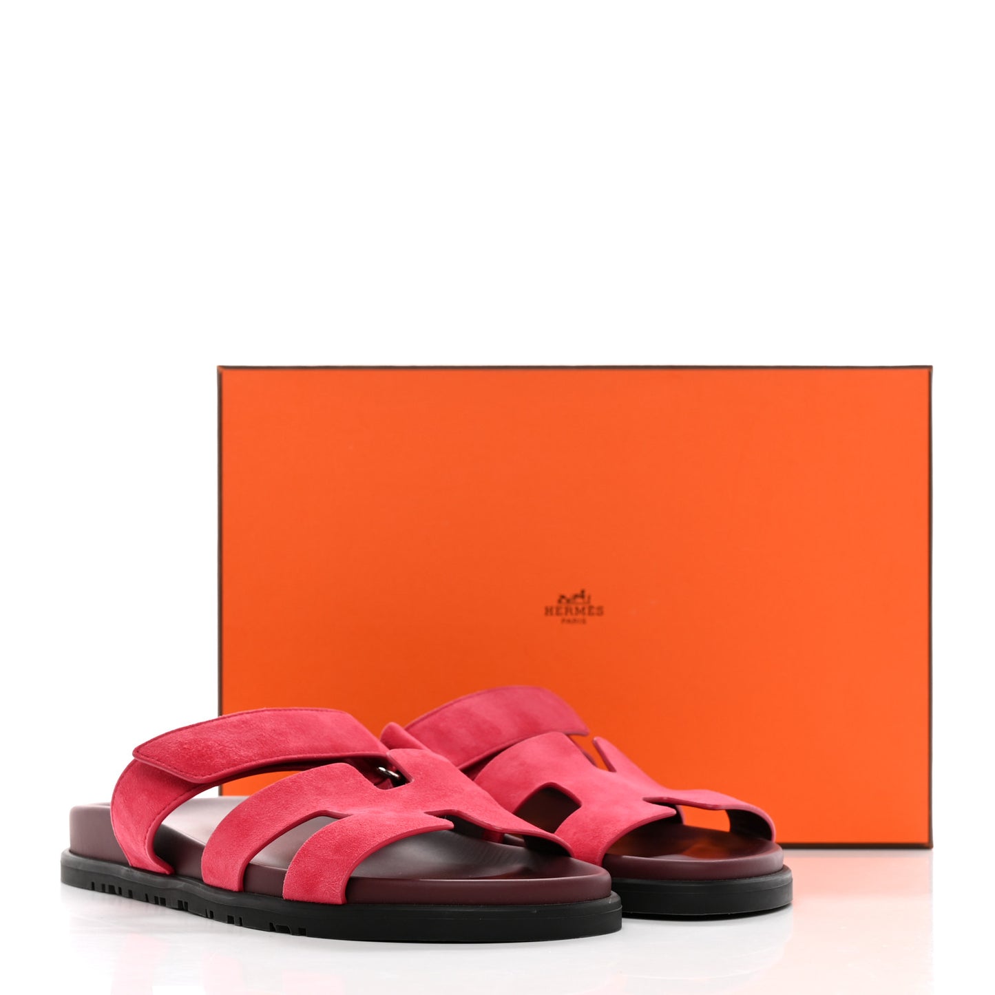 Suede Goatskin Womens Chypre Sandals 38 Rose Framboise