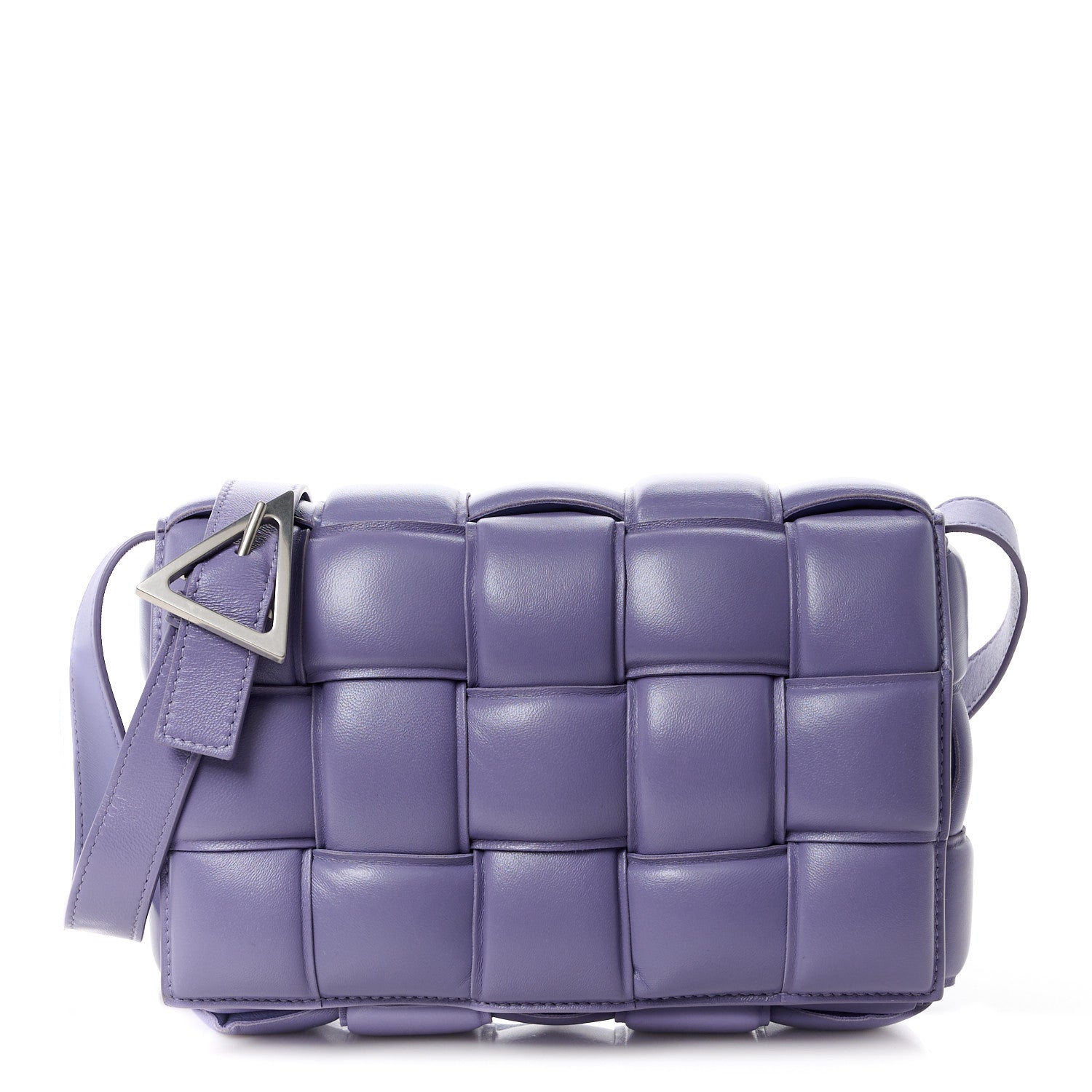 Bottega Veneta Nappa Maxi Intreccio Padded Cassette Crossbody Bag Lavender 1 of 13