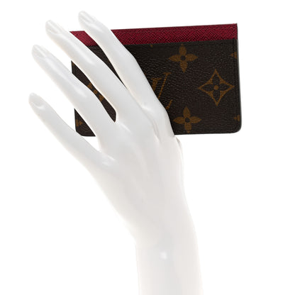 Louis Vuitton Monogram Card Holder Fuchsia 2 of 7