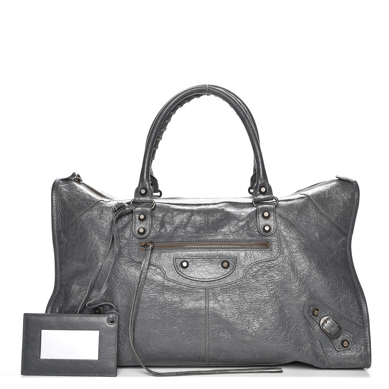 Balenciaga Agneau Classic Hardware Work Gris Tarmac 1 of 8