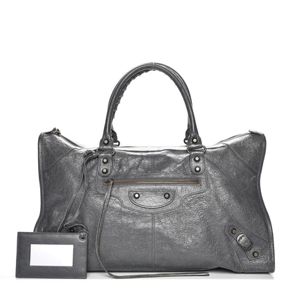 Balenciaga Agneau Classic Hardware Work Gris Tarmac 1 of 8