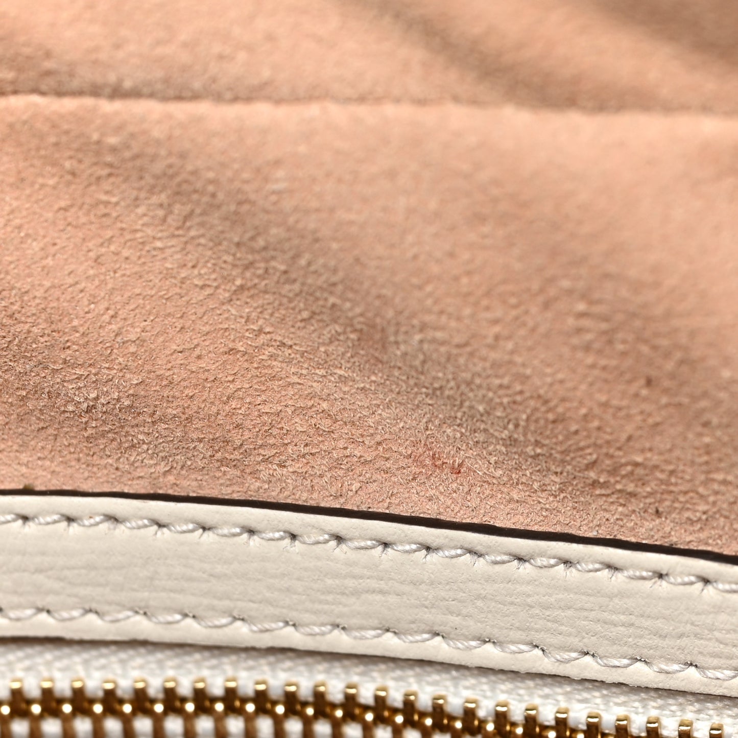 GG Supreme Monogram Small Horsebit 1955 Shoulder Bag Beige Mystic White