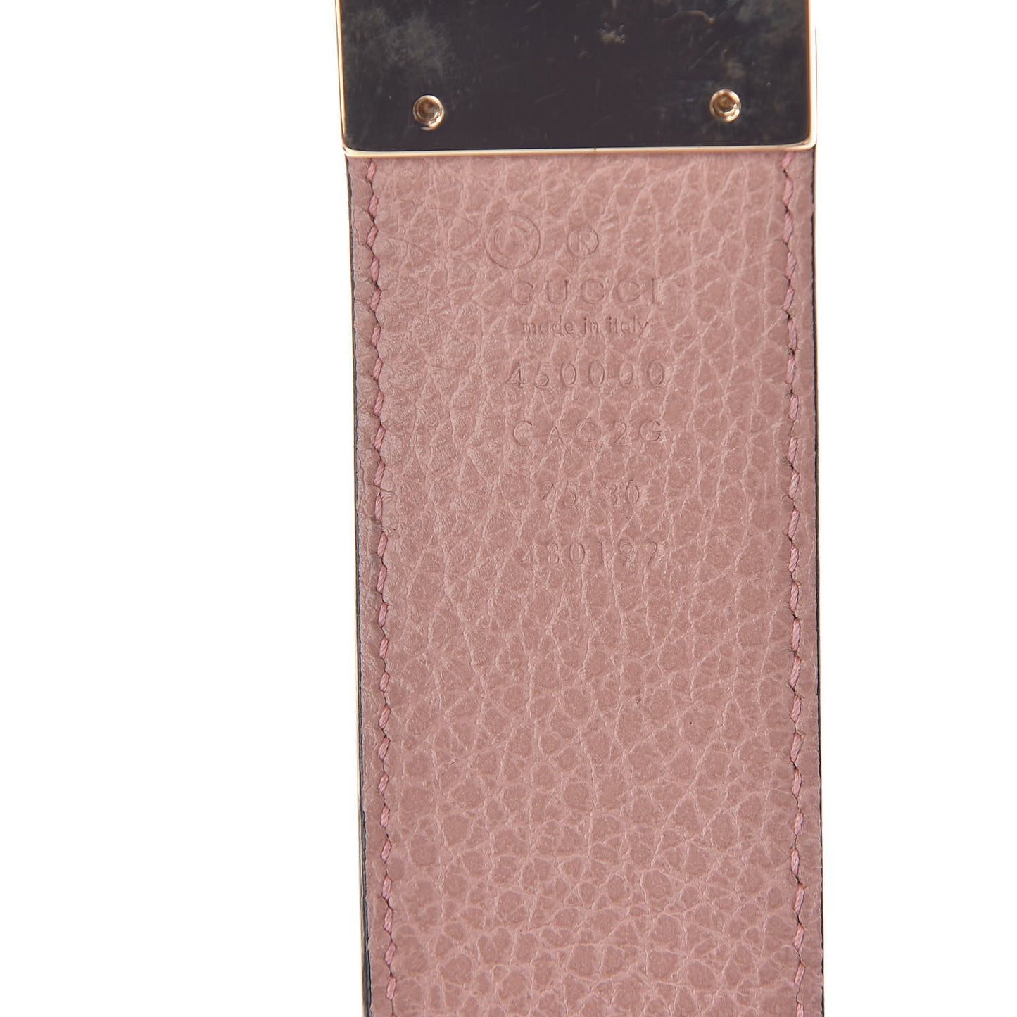 Calfskin 1973 Reversible Belt 75 30 Black Pink