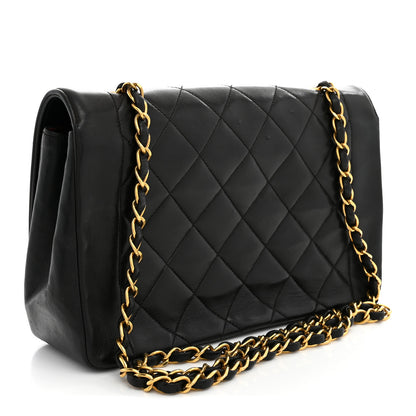 Chanel Lambskin Quilted Medium Single Flap Black 3 of 12