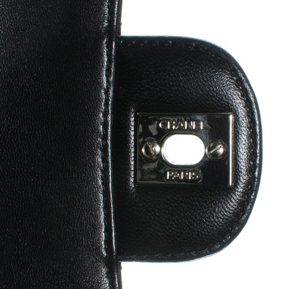 Chanel Patent Secret Label Medium Flap Black 5 of 8