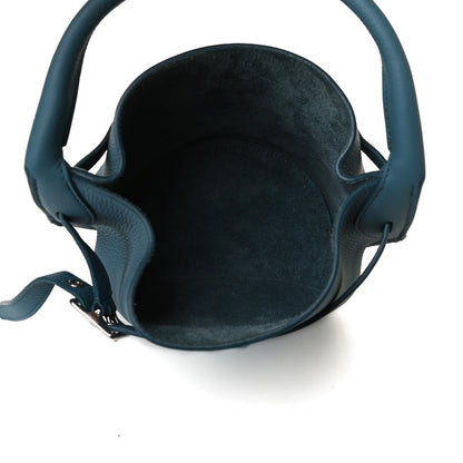 Celine Supple Grained Calfskin Nano Big Bag Bucket Slate Blue 6 of 12