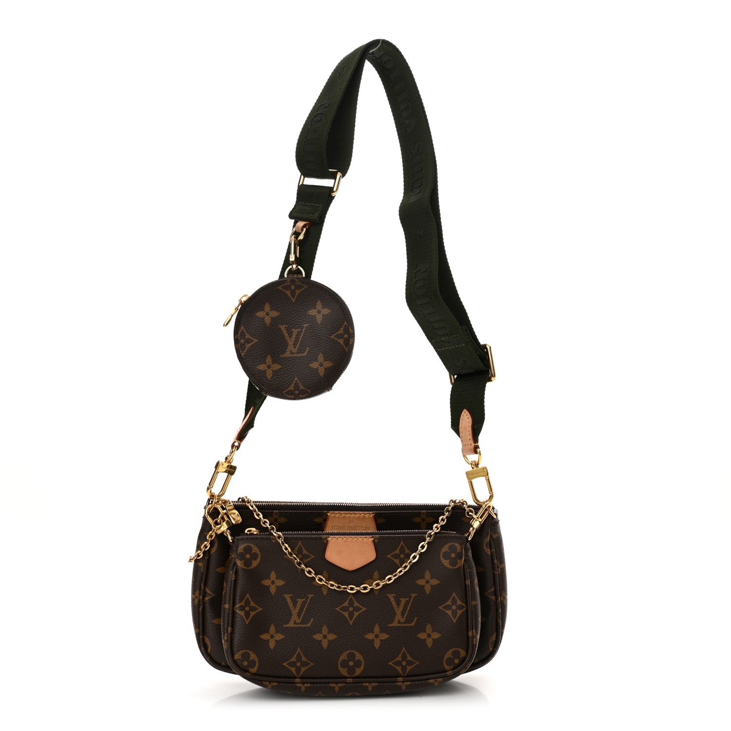 Louis Vuitton Monogram Multi Pochette Accessories Kaki 1 of 11