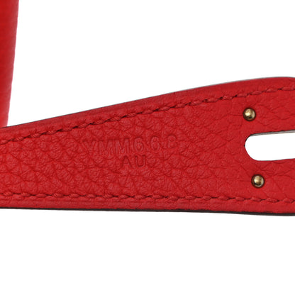 Hermes Taurillon Clemence Lindy 26 Rouge De Coeur 7 of 11