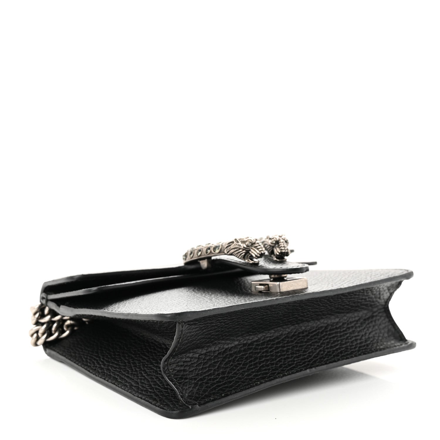 Gucci Calfskin Mini Dionysus Shoulder Bag Black 4 of 11