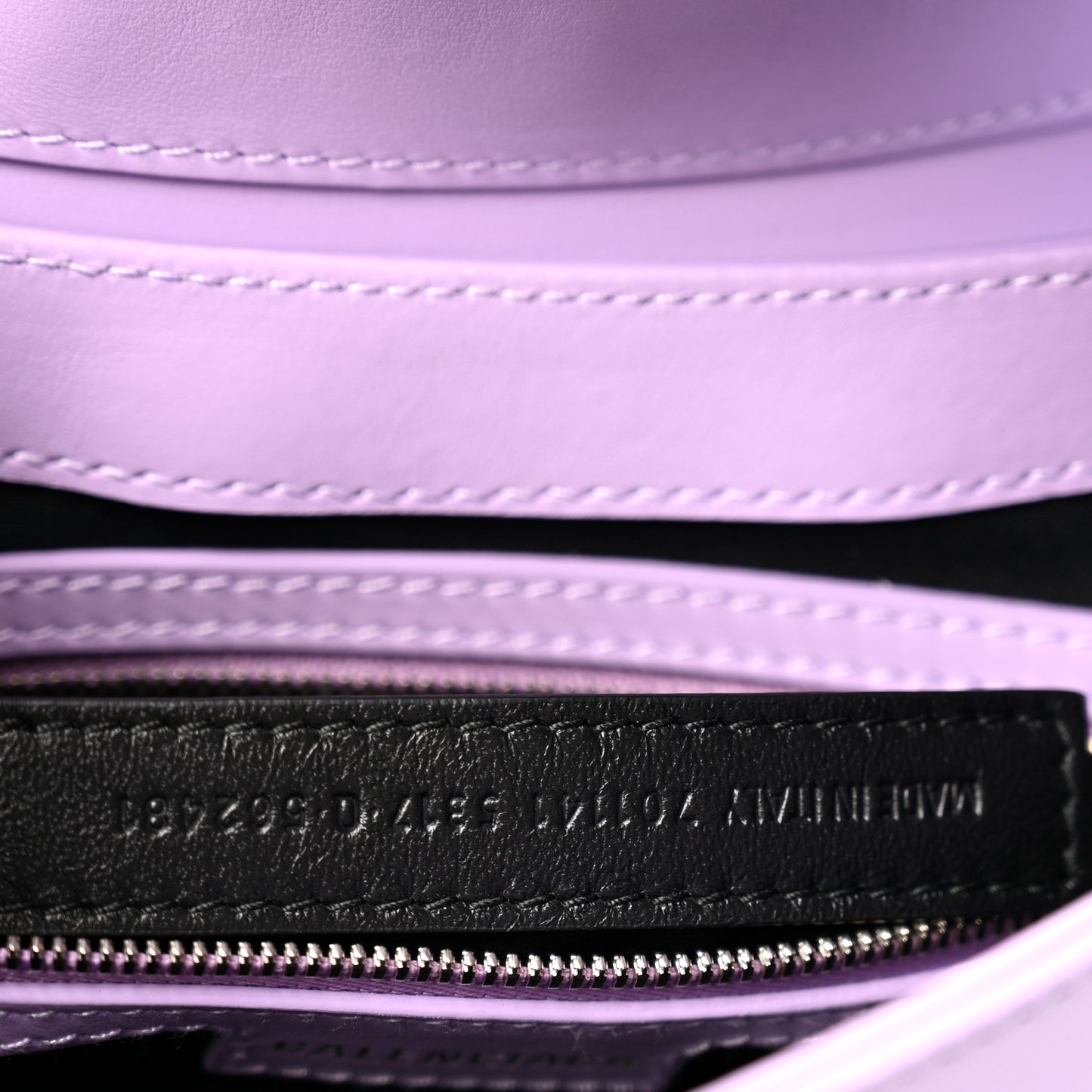 Smooth Calfskin Small Lindsay Shoulder Bag Lilac