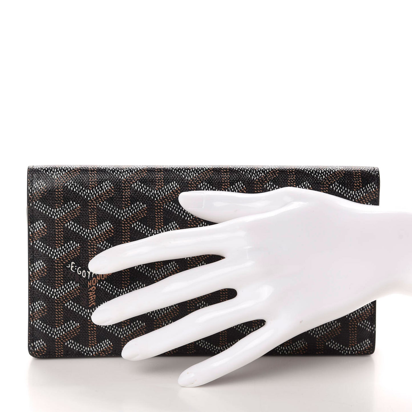 Goyardine Long Bi-Fold Wallet Black