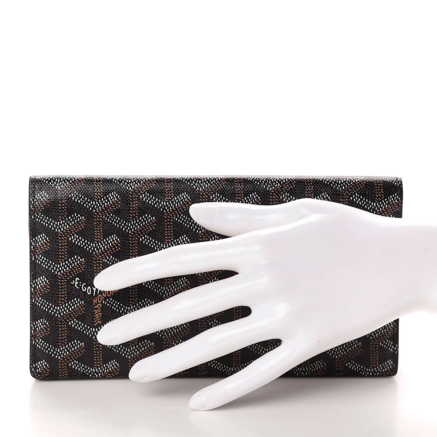 Goyard Goyardine Long Bi-Fold Wallet Black 2 of 9