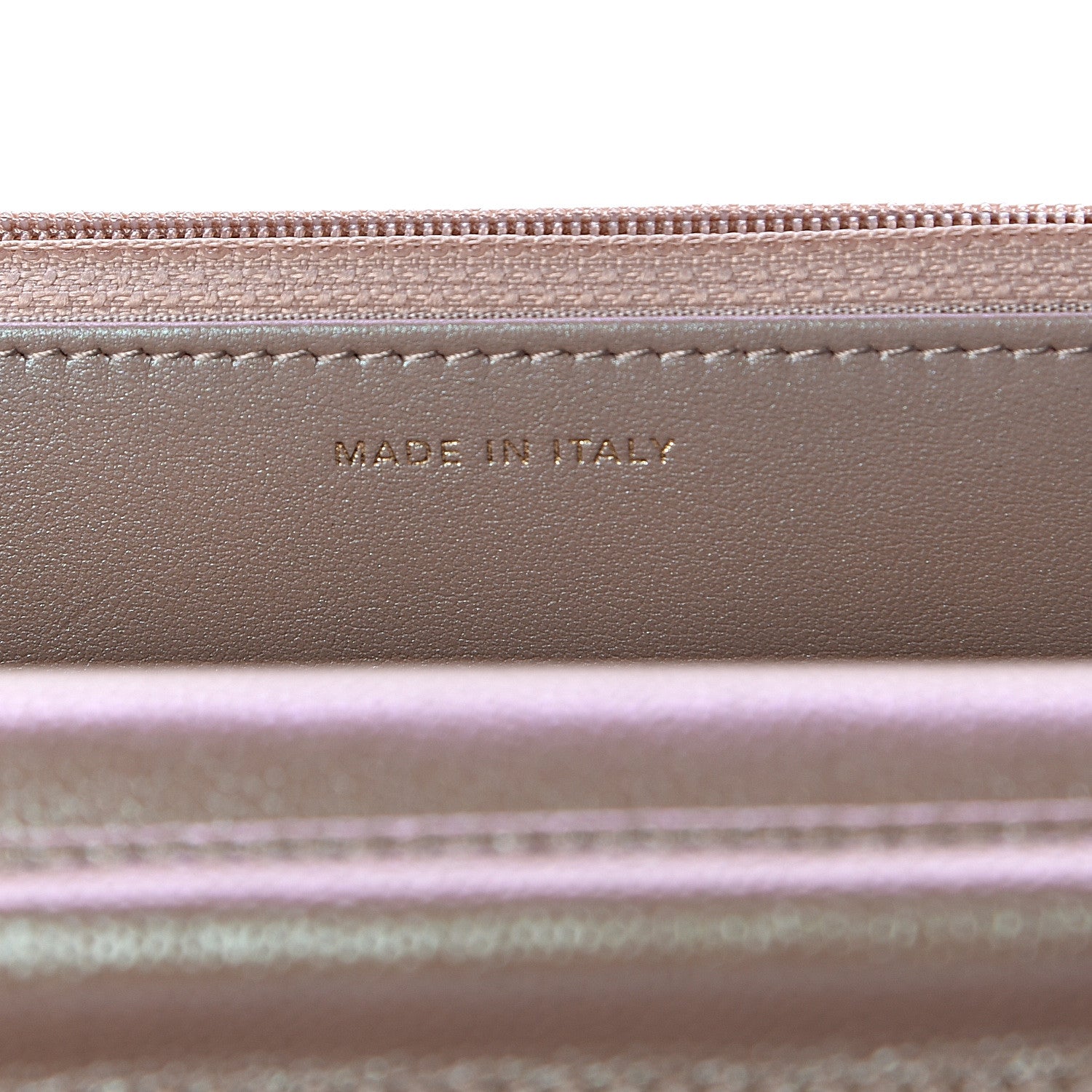 Chanel Iridescent Caviar Quilted Wallet On Chain WOC Beige 6 of 11