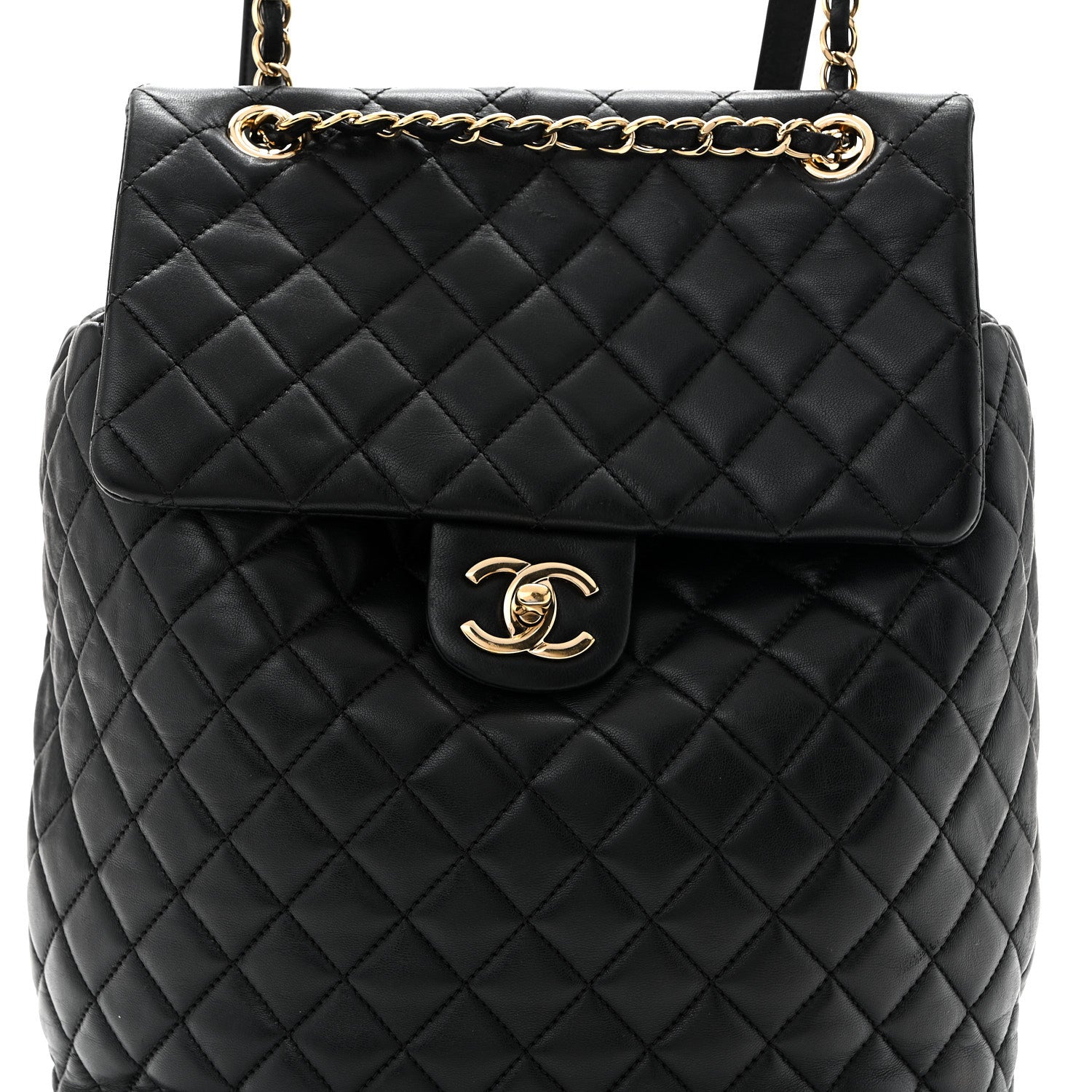 Chanel Lambskin Quilted Large Urban Spirit Backpack Black 1897155 – FASHIONPHILE