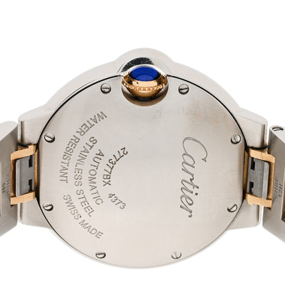 Cartier Stainless Steel 18K Yellow Gold 33mm Ballon Bleu De Cartier Automatic Watch 4 of 5