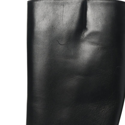 Christian Louboutin Calfskin Pumppie Botta 85 Knee Boots 39.5 Black 7 of 9